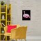 Stupell Industries Contrasting Flamingo on Black Framed Giclee, design by James Corwin
